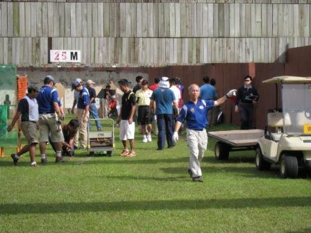 25m outdoor shooting range facility at National Shooting Centre Singapore