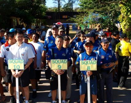 SRA competitive shooting squad lineup at shooting range singapore