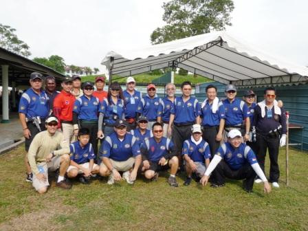 Singapore Rifle Association team members and competitive target shooters